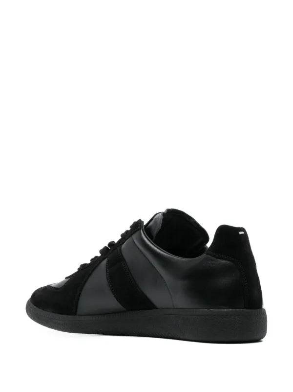 Maison Margiela panelled sneakers negro total - Calzado de mujer y hombre