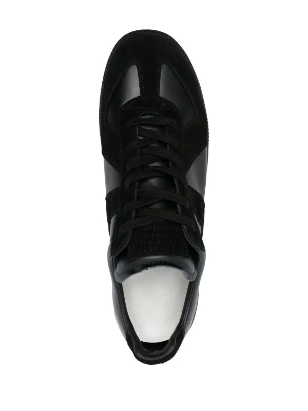 Maison Margiela panelled sneakers negro total - Calzado de mujer y hombre