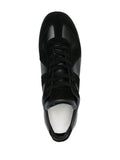 Maison Margiela panelled sneakers negro total - Calzado de mujer y hombre
