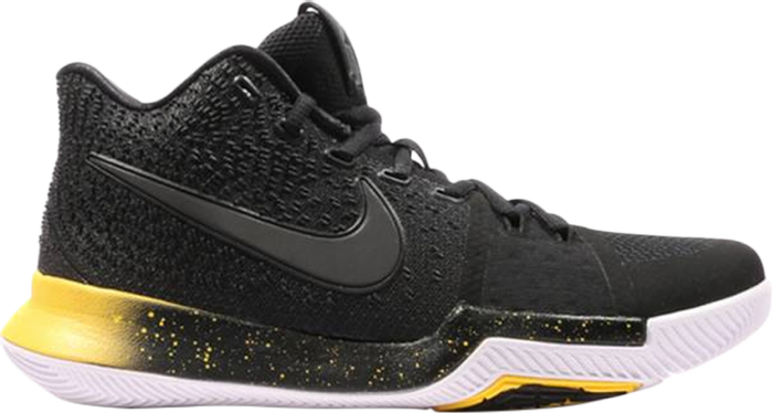 Nike Kyrie 3 Black Yellow tenis de baloncesto - Calzado de mujer y hombre