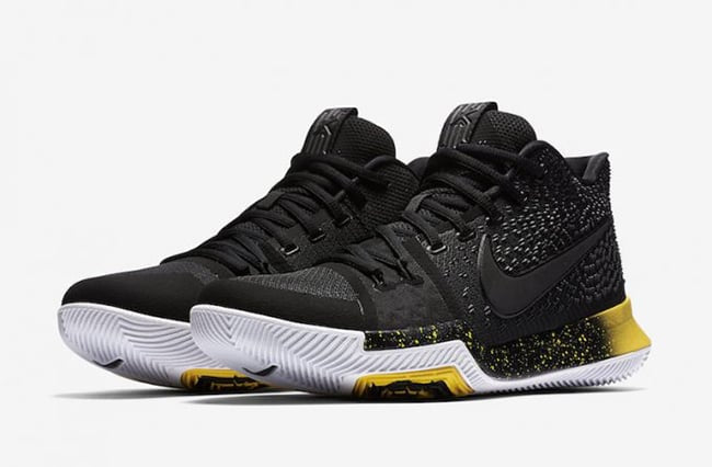 Nike Kyrie 3 Black Yellow tenis de baloncesto - Calzado de mujer y hombre
