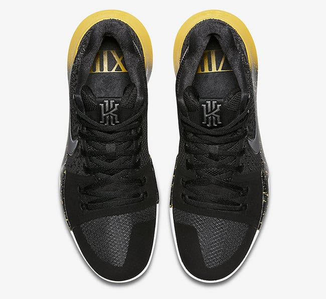 Nike Kyrie 3 Black Yellow tenis de baloncesto - Calzado de mujer y hombre
