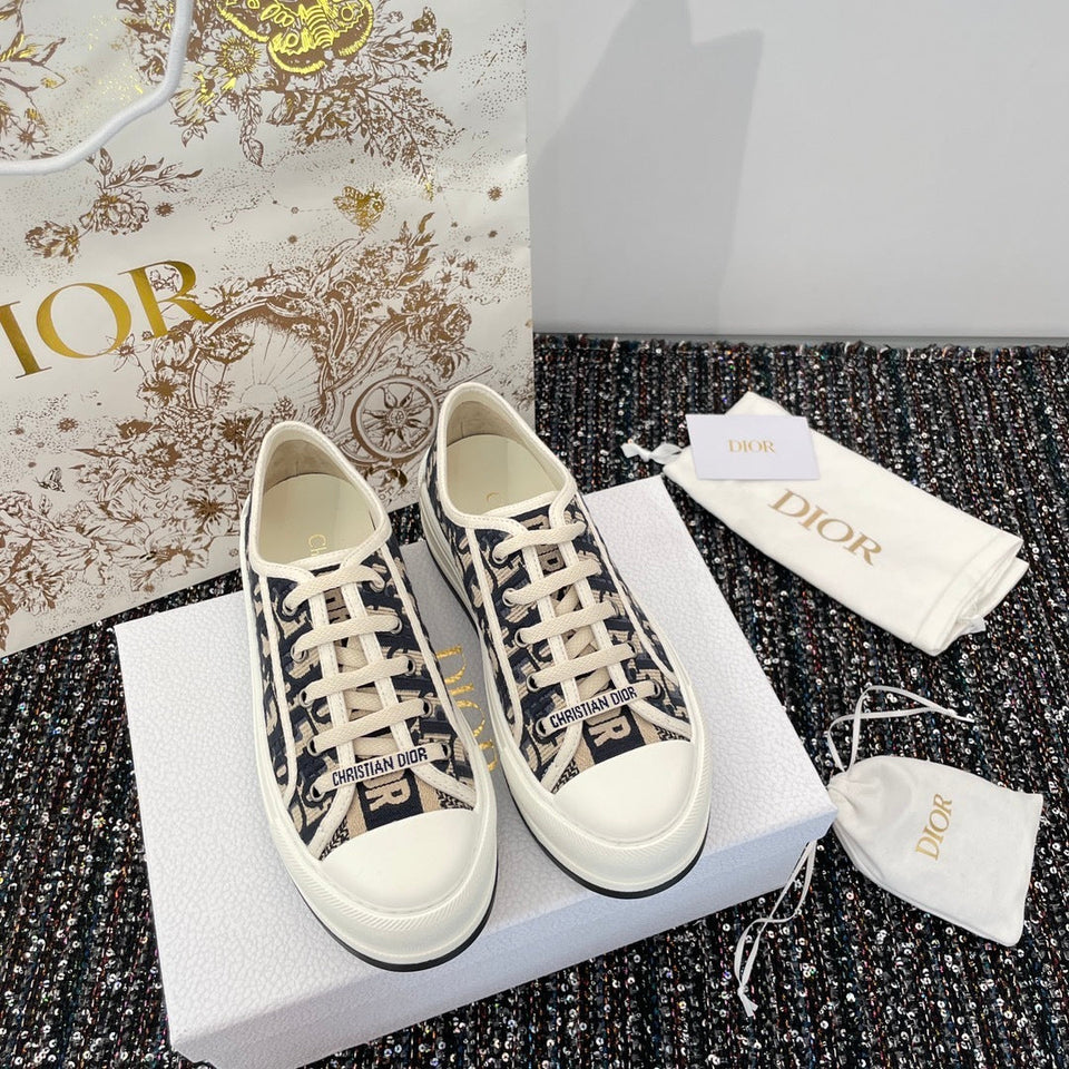 Christian Dior Sneakers Women Fabric blue - Calzado de mujer y hombre