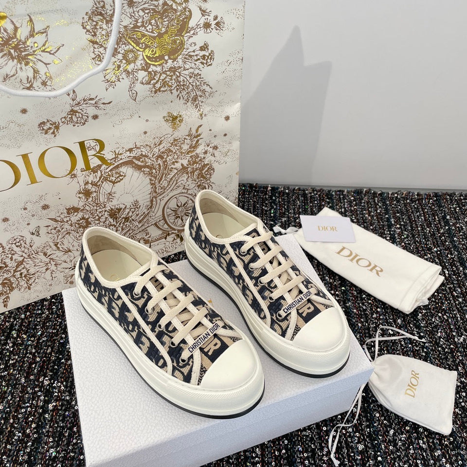 Christian Dior Sneakers Women Fabric blue - Calzado de mujer y hombre
