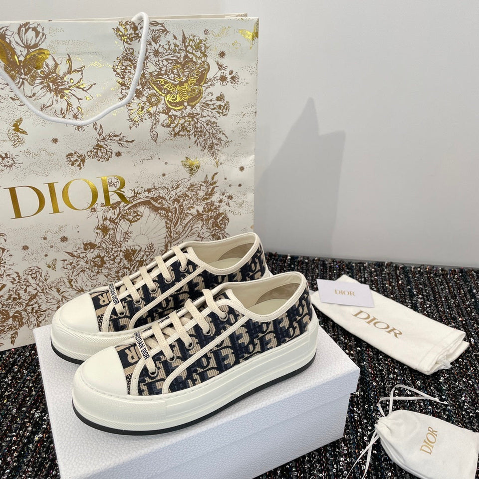 Christian Dior Sneakers Women Fabric blue - Calzado de mujer y hombre