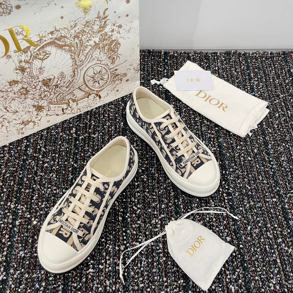 Christian Dior Sneakers Women Fabric blue - Calzado de mujer y hombre