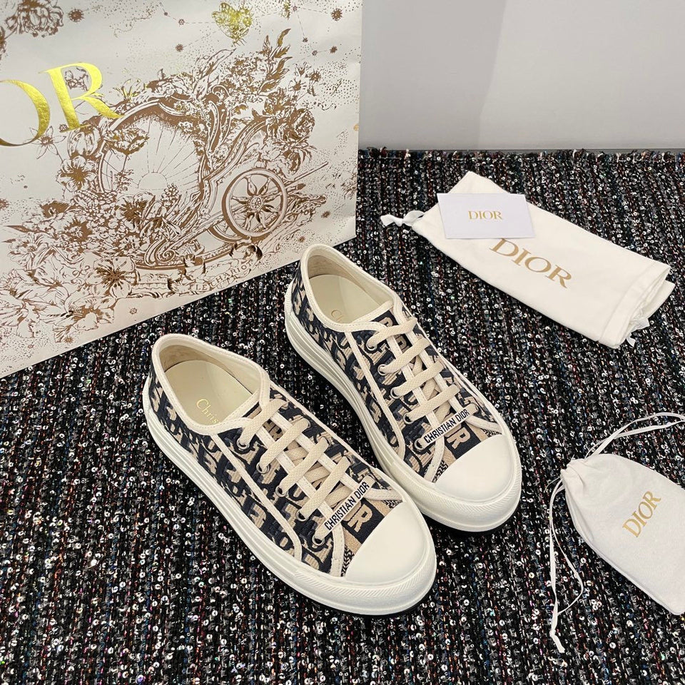 Christian Dior Sneakers Women Fabric blue - Calzado de mujer y hombre