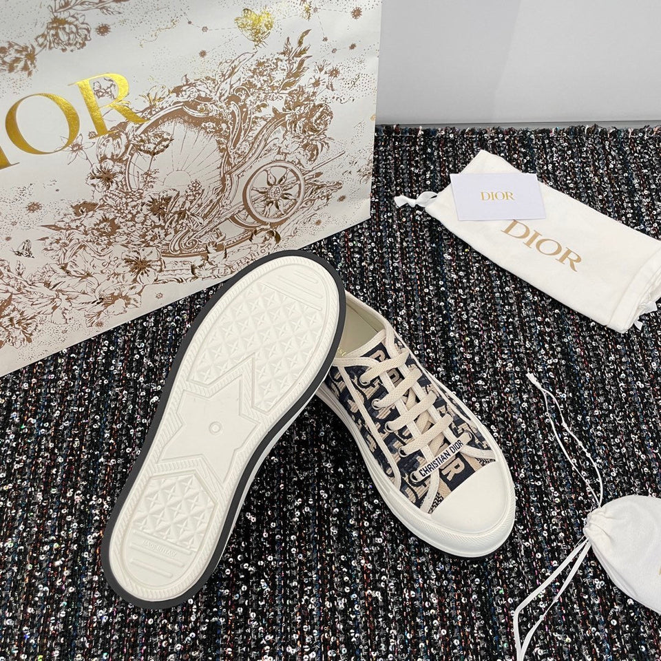 Christian Dior Sneakers Women Fabric blue - Calzado de mujer y hombre