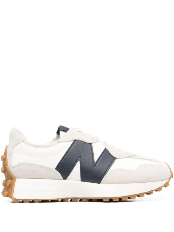 New Balance 327 lace-up sneakers blanco, azul marino - Calzado de mujer y hombre
