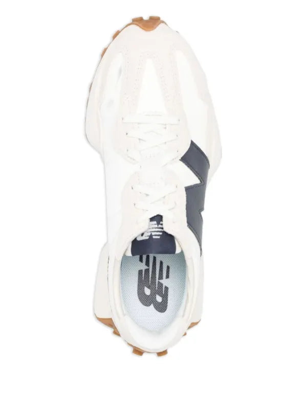 New Balance 327 lace-up sneakers blanco, azul marino - Calzado de mujer y hombre