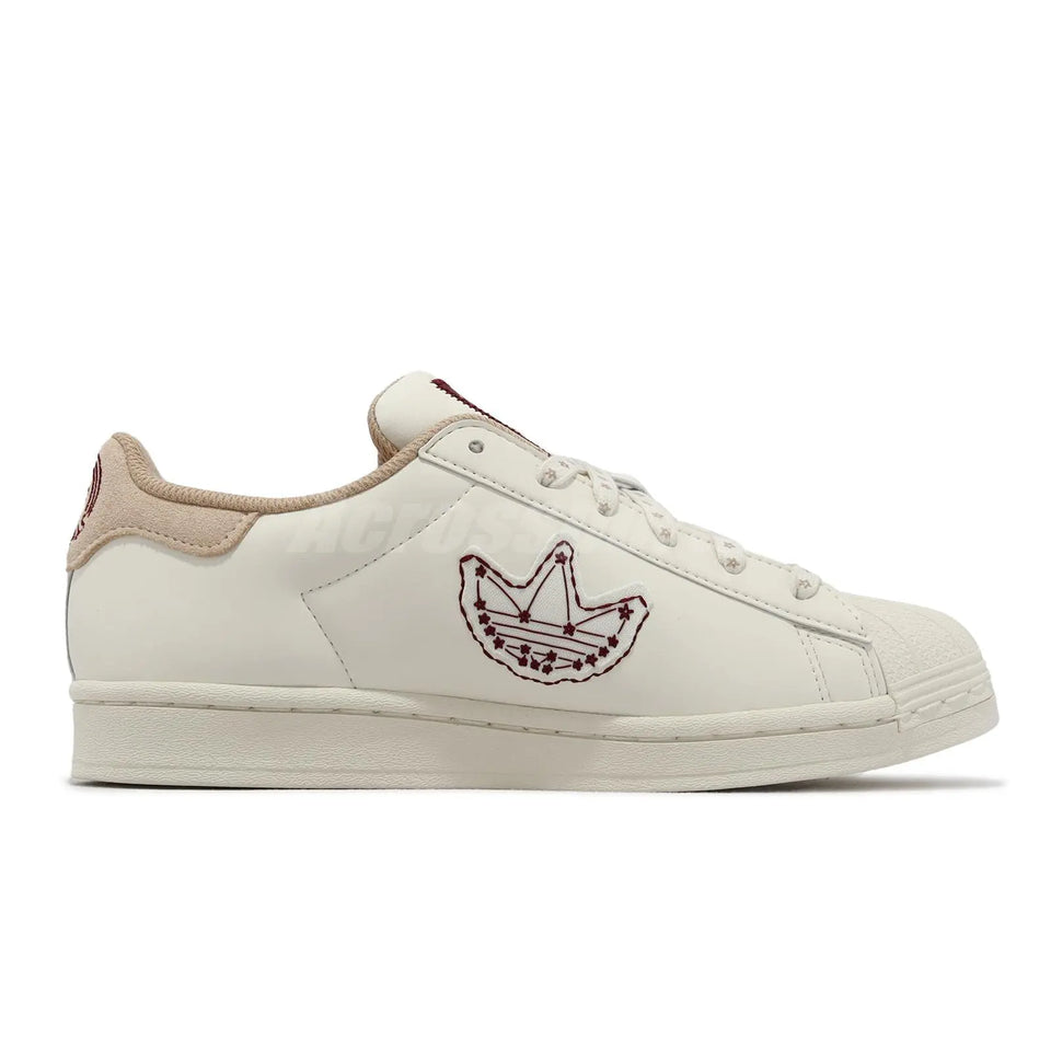 Adidas Originals x YU NAGABA Superstar Blanco Borgoña BEIGE VINO