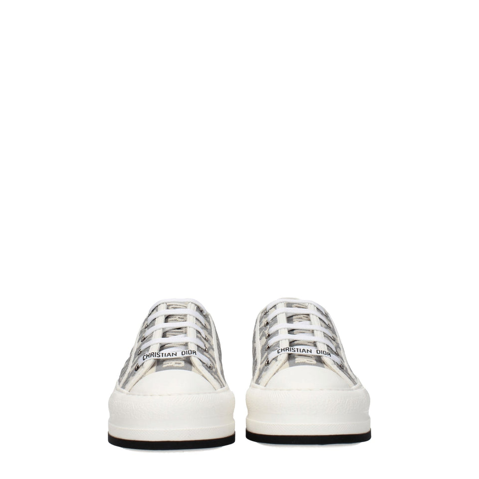 Christian Dior Sneakers Women Fabric Beige/Stone