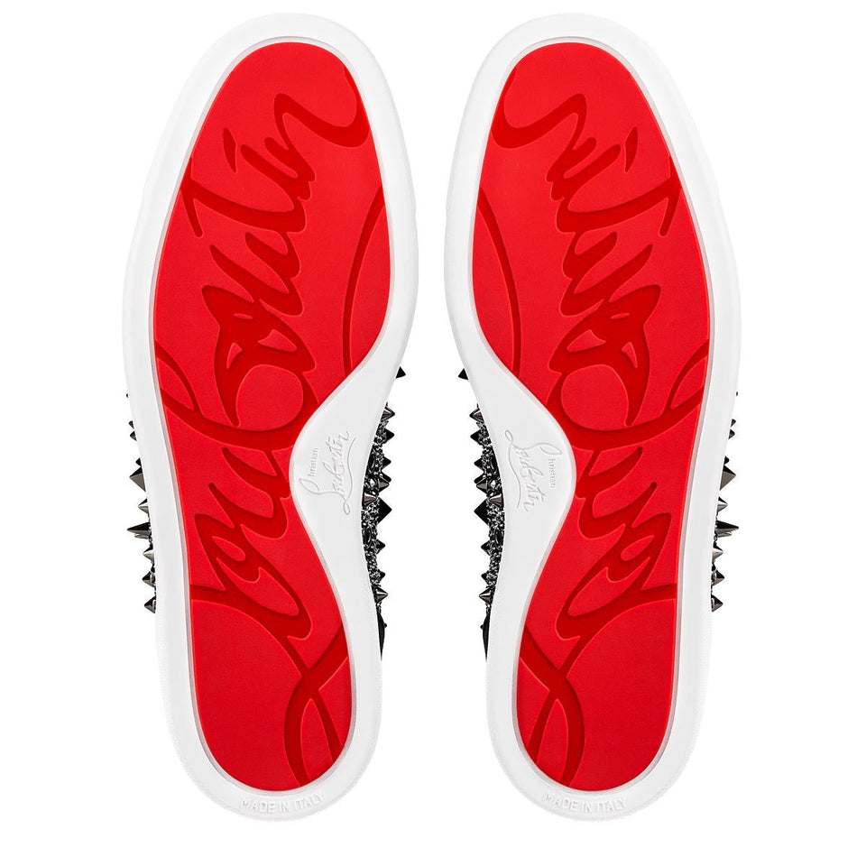 Christian Louboutin LOUIS JUNIOR PIK PIK STRASS ORLATO FLAT