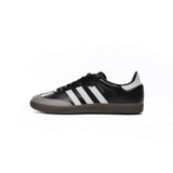 Samba Adidas Negro Blanco puntera gamuza beige - Calzado de mujer y hombre