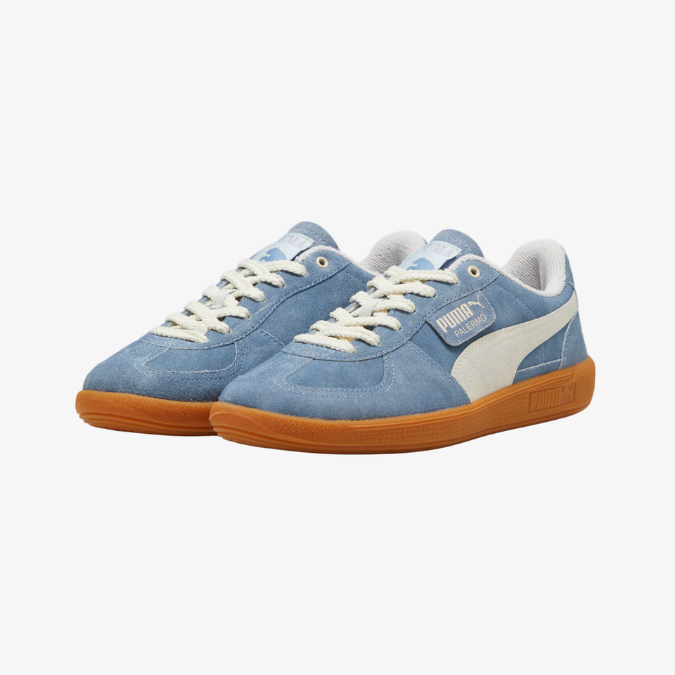 Puma Palermo Azul cielo blanco originals - Calzado de mujer y hombre