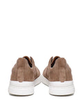 Zegna tenis de gamuza con puntera redonda marrón - Calzado de mujer y hombre