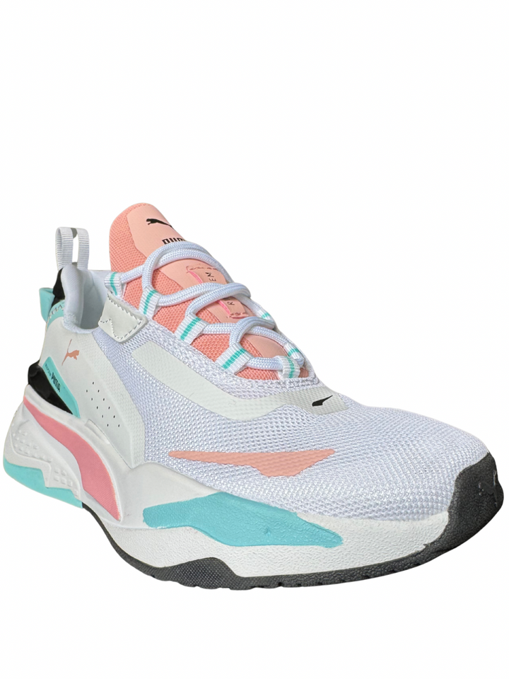 Tenis Puma Rs system de mujer blanco azul rosa - Calzado de mujer y hombre