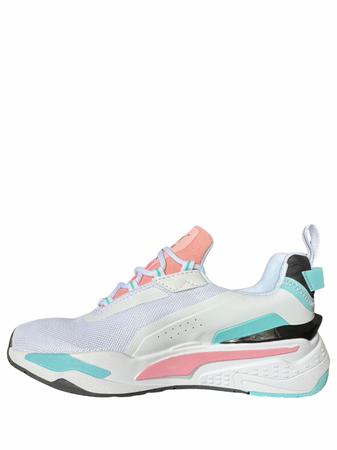 Tenis Puma Rs system de mujer blanco azul rosa - Calzado de mujer y hombre