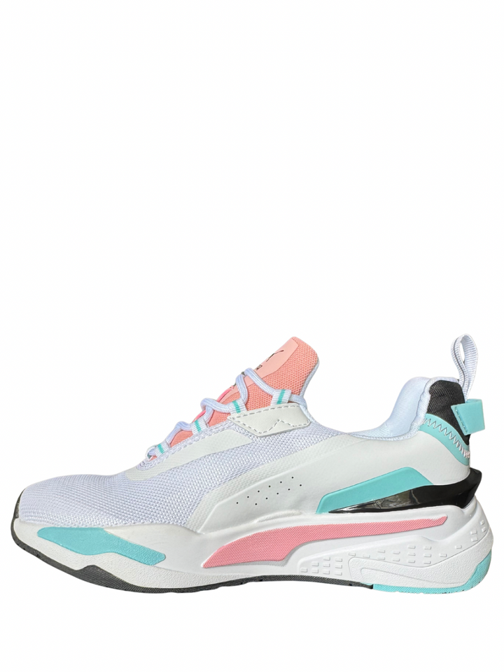 Tenis Puma Rs system de mujer blanco azul rosa - Calzado de mujer y hombre