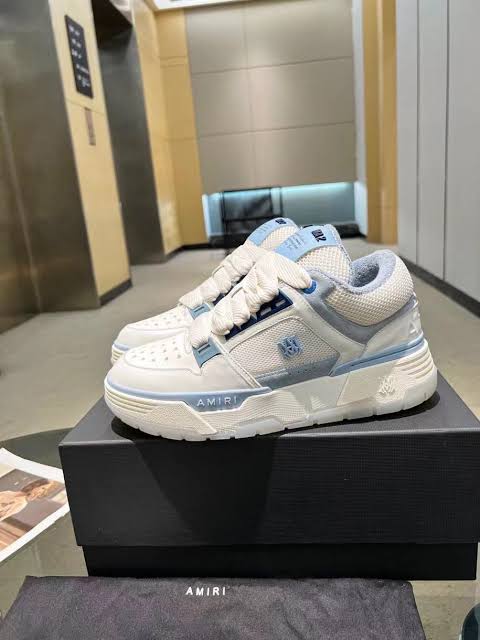 AMIRI MA-1 Blanco Azul Tenis