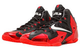 N372O Nike LeBron 11 'Away' Negros Rojos Metálicos - Calzado de mujer y hombre