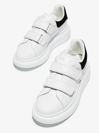 Alexander McQueen Kids Oversized touch-strap sneakers