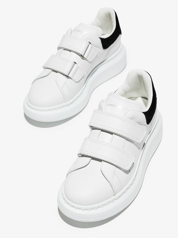 Alexander McQueen Kids Oversized touch-strap sneakers