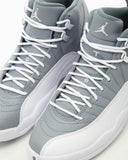Air Jordan 12 "Stealth" gris blanco