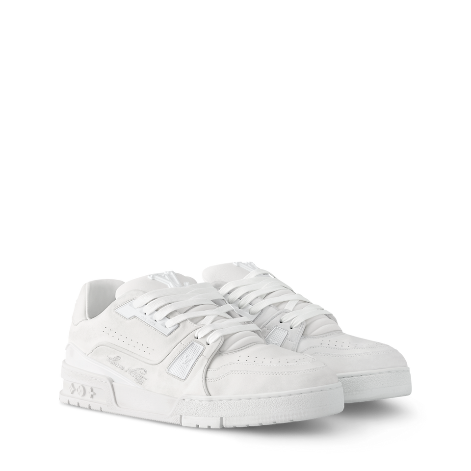 LV Trainer Distressed Sneaker Louis Vuitton