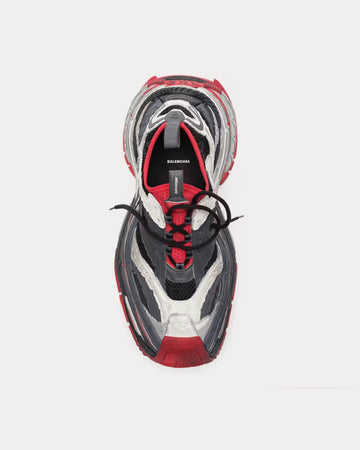 Balenciaga - Platform Black / Red / White Low Top Sneakers