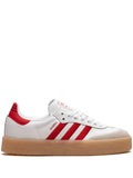 adidas tenis Sambae "White/Red" xl plataforma suela de liga