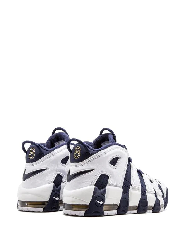 N373O Nike tenis Air More Uptempo Azul Marino Blanco - Calzado de mujer y hombre