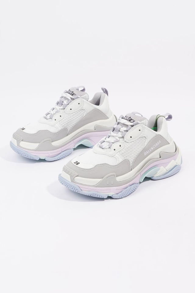 BALENCIAGA WOMENS TRIPLE S PASTEL