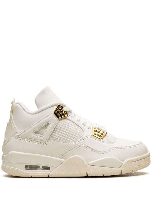 Jordan tenis Air Jordan 4 Sail beige dorado - Calzado de mujer y hombre