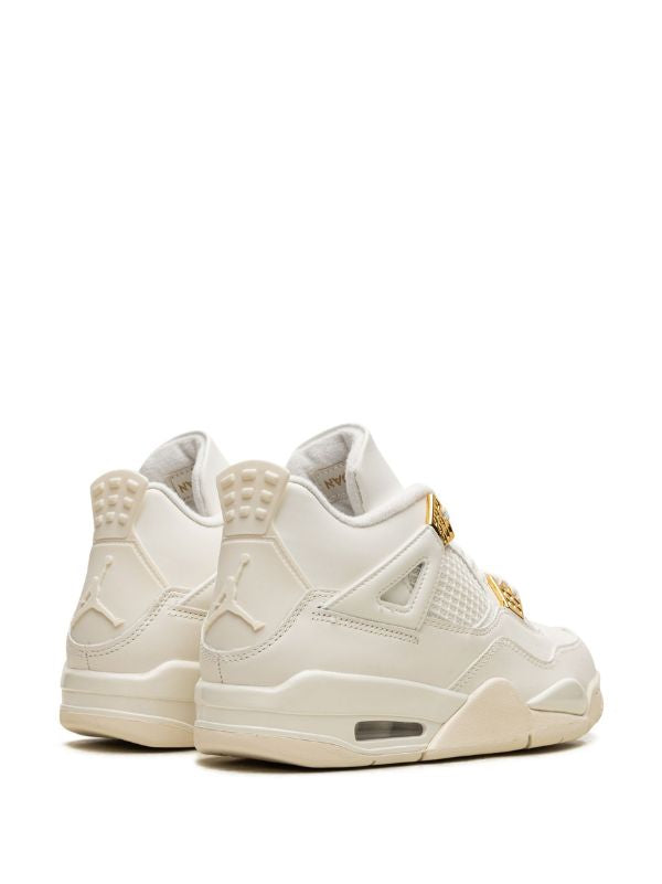 Jordan tenis Air Jordan 4 Sail beige dorado - Calzado de mujer y hombre