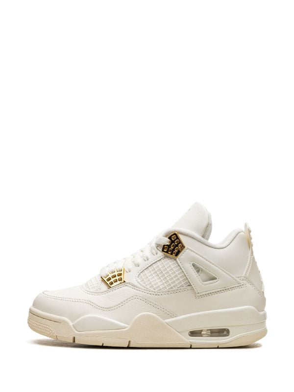 Jordan tenis Air Jordan 4 Sail beige dorado - Calzado de mujer y hombre