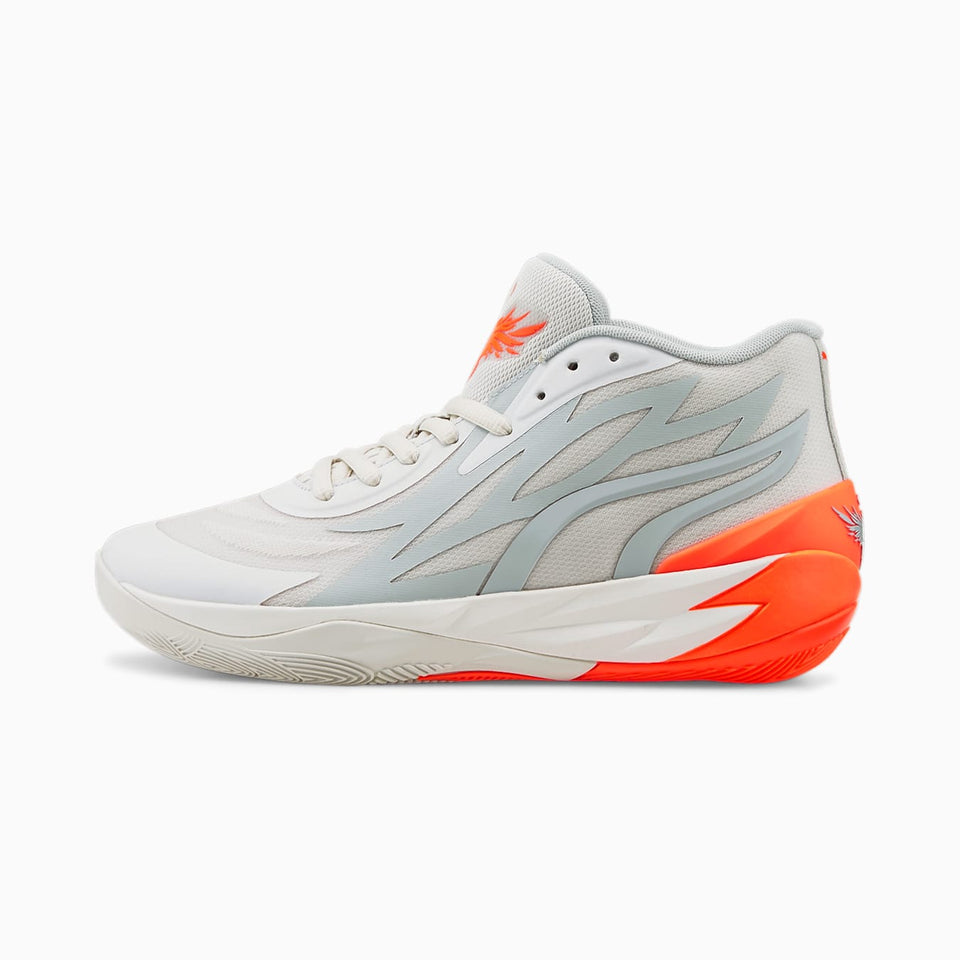 PUMA MB.02 Gorangé Basketballschuhe Gris Naranja