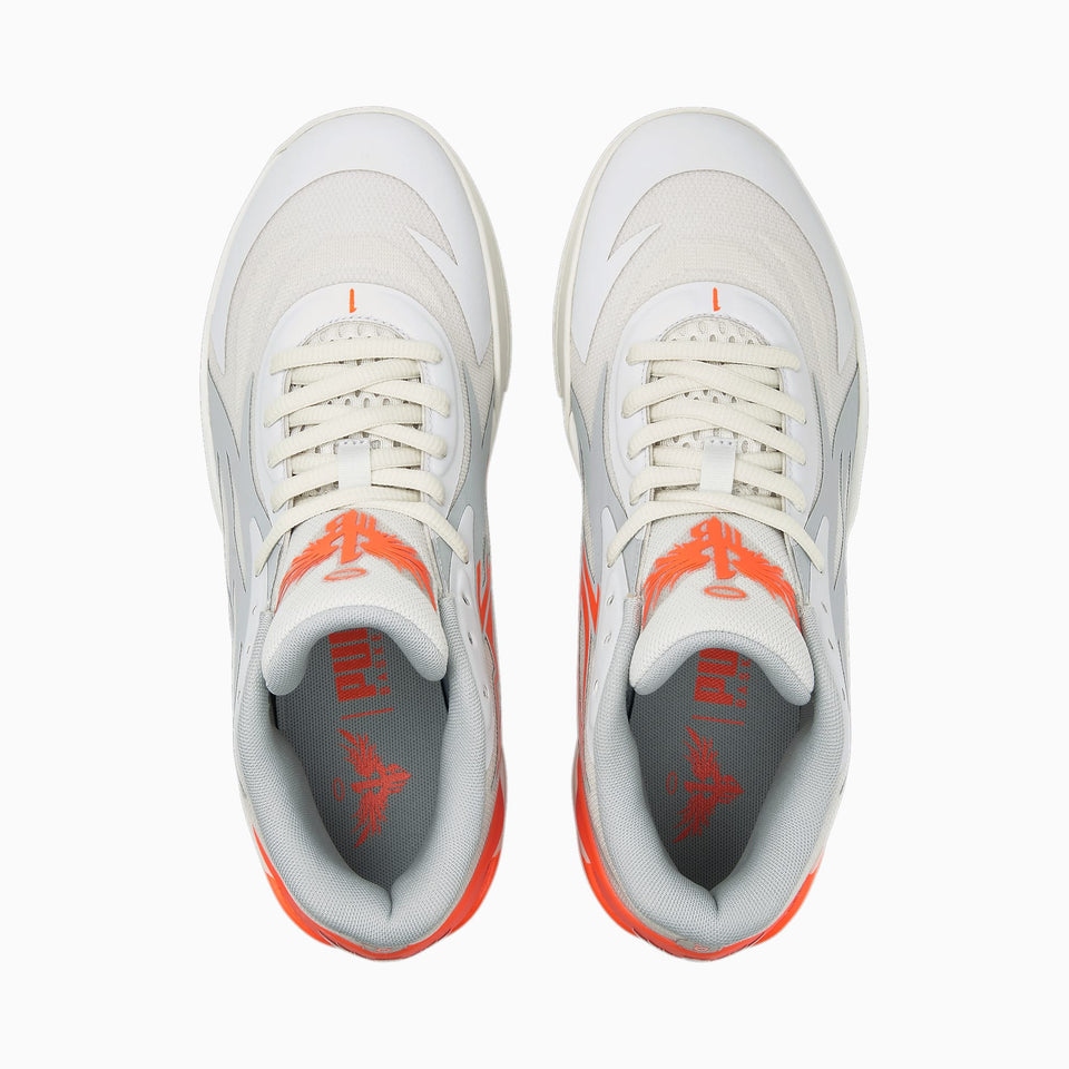 PUMA MB.02 Gorangé Basketballschuhe Gris Naranja