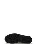 N373O Jordan 1 Mid Patent en negro, blanco y dorado - Calzado de mujer y hombre
