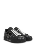 Dolce & Gabbana tenis con parche del logo negro - Calzado de mujer y hombre
