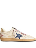 Golden Goose tenis Ball-Sta beige estrella azul - Calzado de mujer y hombre