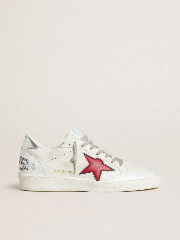 Ball Star LTD de con estrella roja y refuerzo del talón plateado - Calzado de mujer y hombre