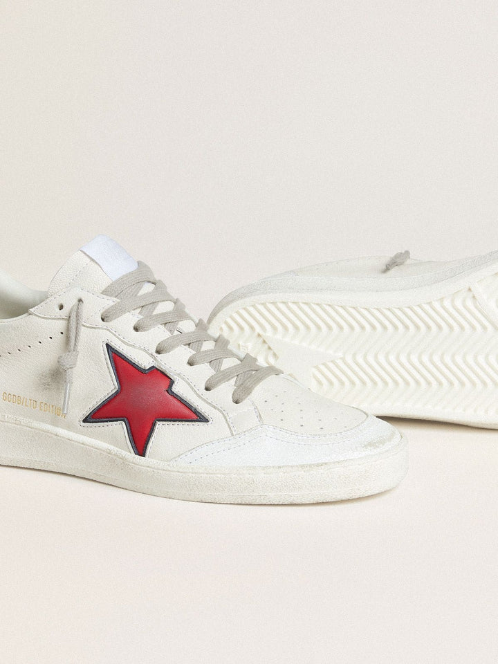 Ball Star LTD de con estrella roja y refuerzo del talón plateado - Calzado de mujer y hombre