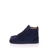 (G5) Christian Louboutin Lou Spikes Azul Marino - Calzado de mujer y hombre
