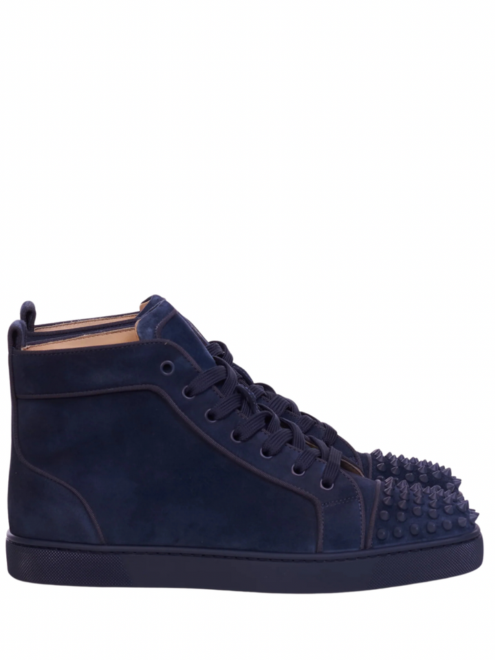 (G5) Christian Louboutin Lou Spikes Azul Marino - Calzado de mujer y hombre