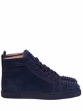 (G5) Christian Louboutin Lou Spikes Azul Marino - Calzado de mujer y hombre