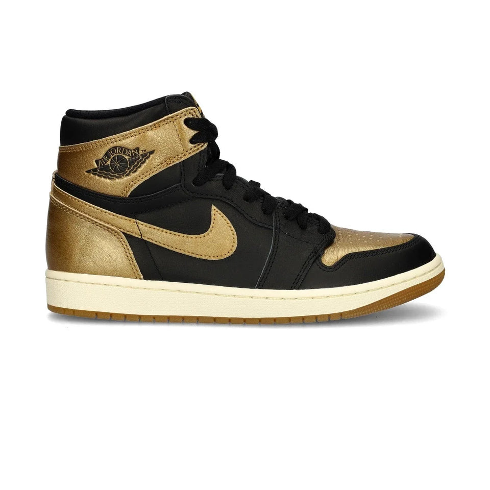 TENIS JORDAN AIR JORDAN 1 RETRO HIGH OG BLACK AND GOLD - Calzado de mujer y hombre