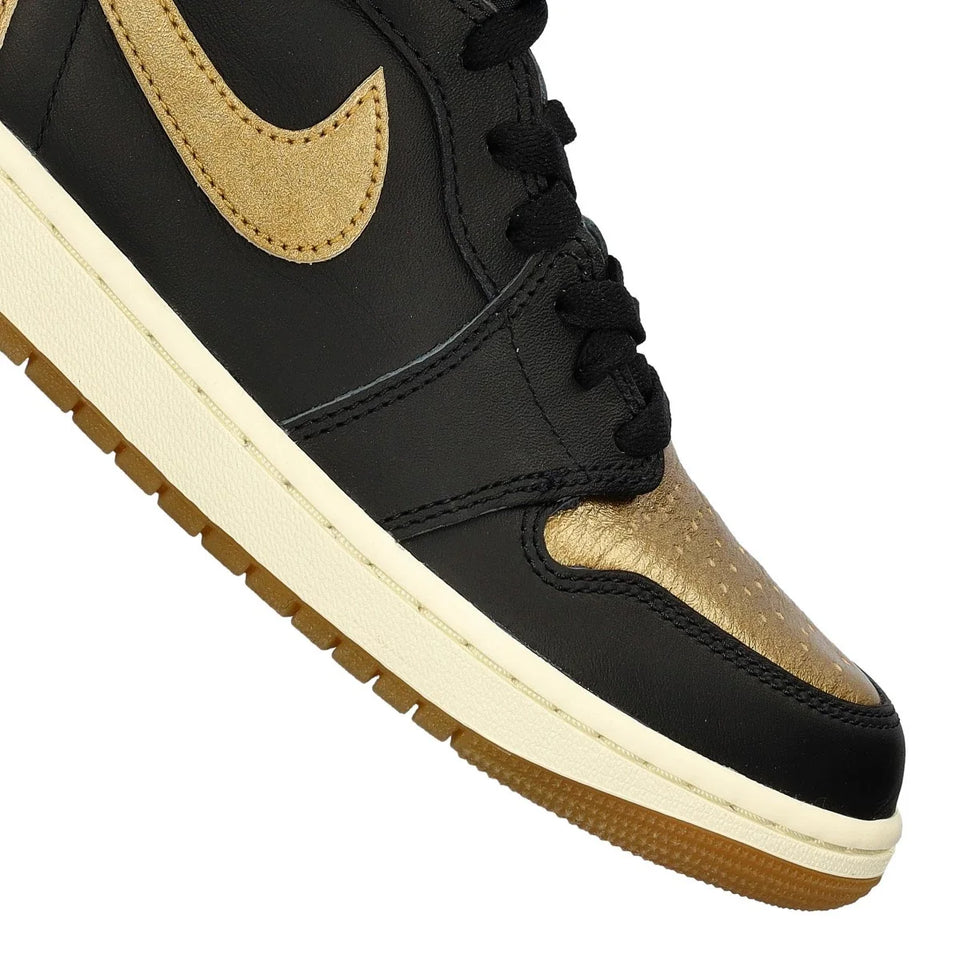 TENIS JORDAN AIR JORDAN 1 RETRO HIGH OG BLACK AND GOLD - Calzado de mujer y hombre