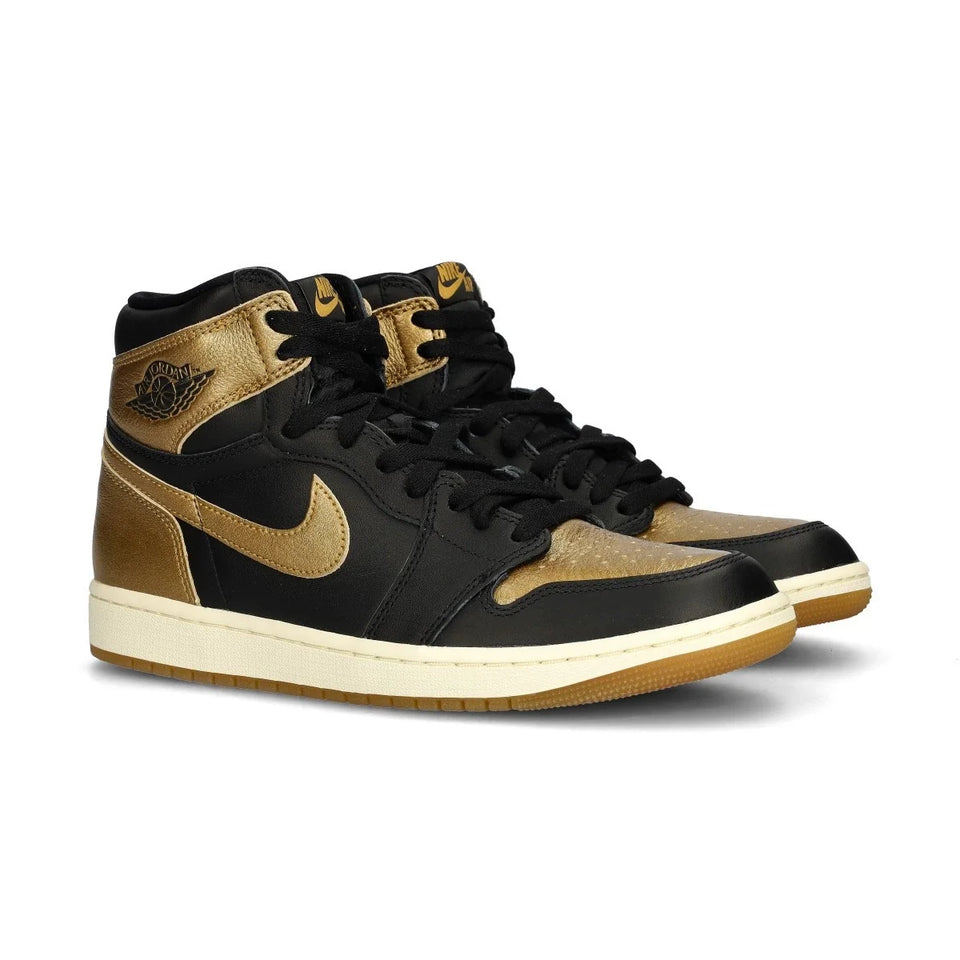 TENIS JORDAN AIR JORDAN 1 RETRO HIGH OG BLACK AND GOLD - Calzado de mujer y hombre