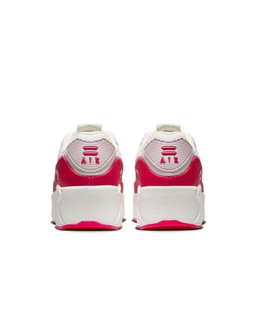 Nike Women's Red (Wmns) Air Max 90 Lv8 'Sail Siren' rosa Valentin - Calzado de mujer y hombre